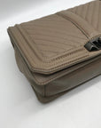Rebecca Minkoff Tan Quilted Leather Chevron Crossbody