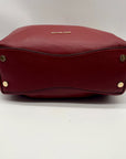 Michael Kors Red Leather Shoulder Bag