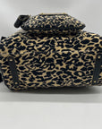 Juicy Couture Leopard Print Velvet Tote Bag