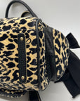 Juicy Couture Leopard Print Velvet Tote Bag