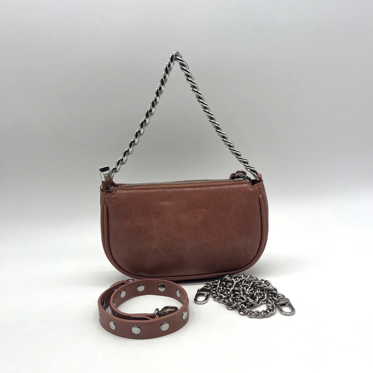 MMS Brands Pink Bershka Crossbody Shoulder Bag