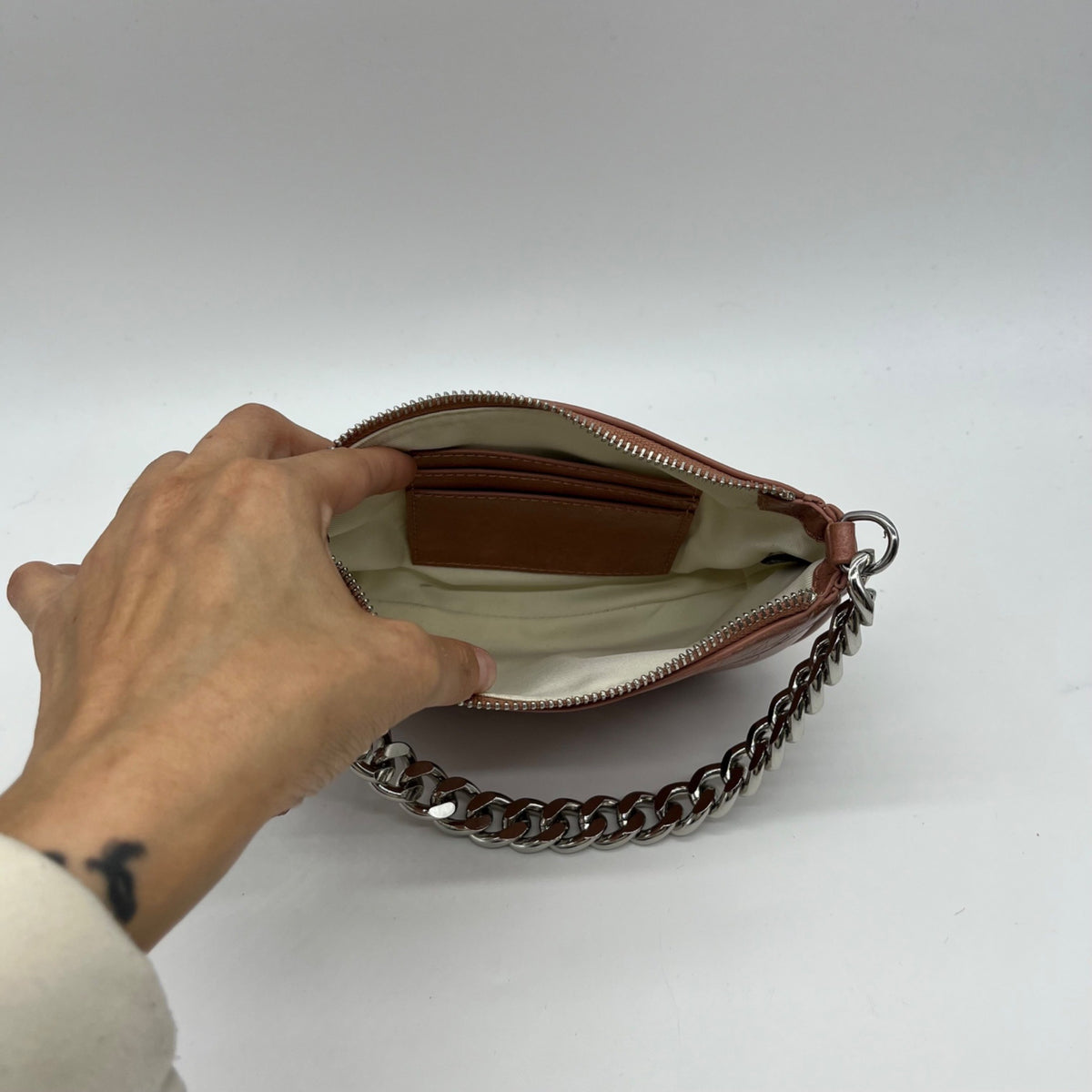 MMS Brands Pink Bershka Crossbody Shoulder Bag