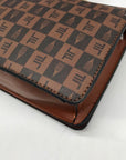 London Fog Brown Faux Leather Marci Crossbody