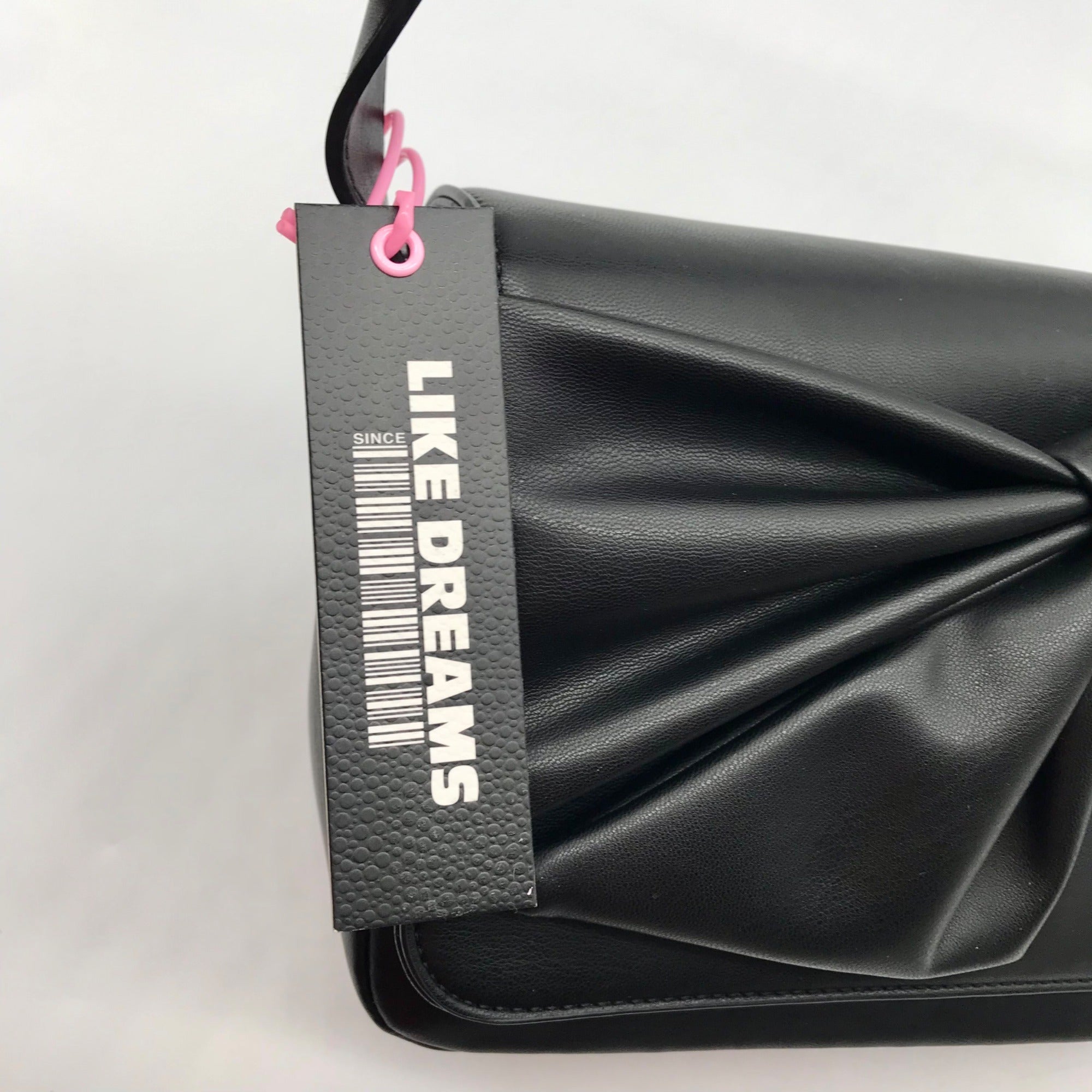 Like Dreams Black Elena Bow Shoulder Bag