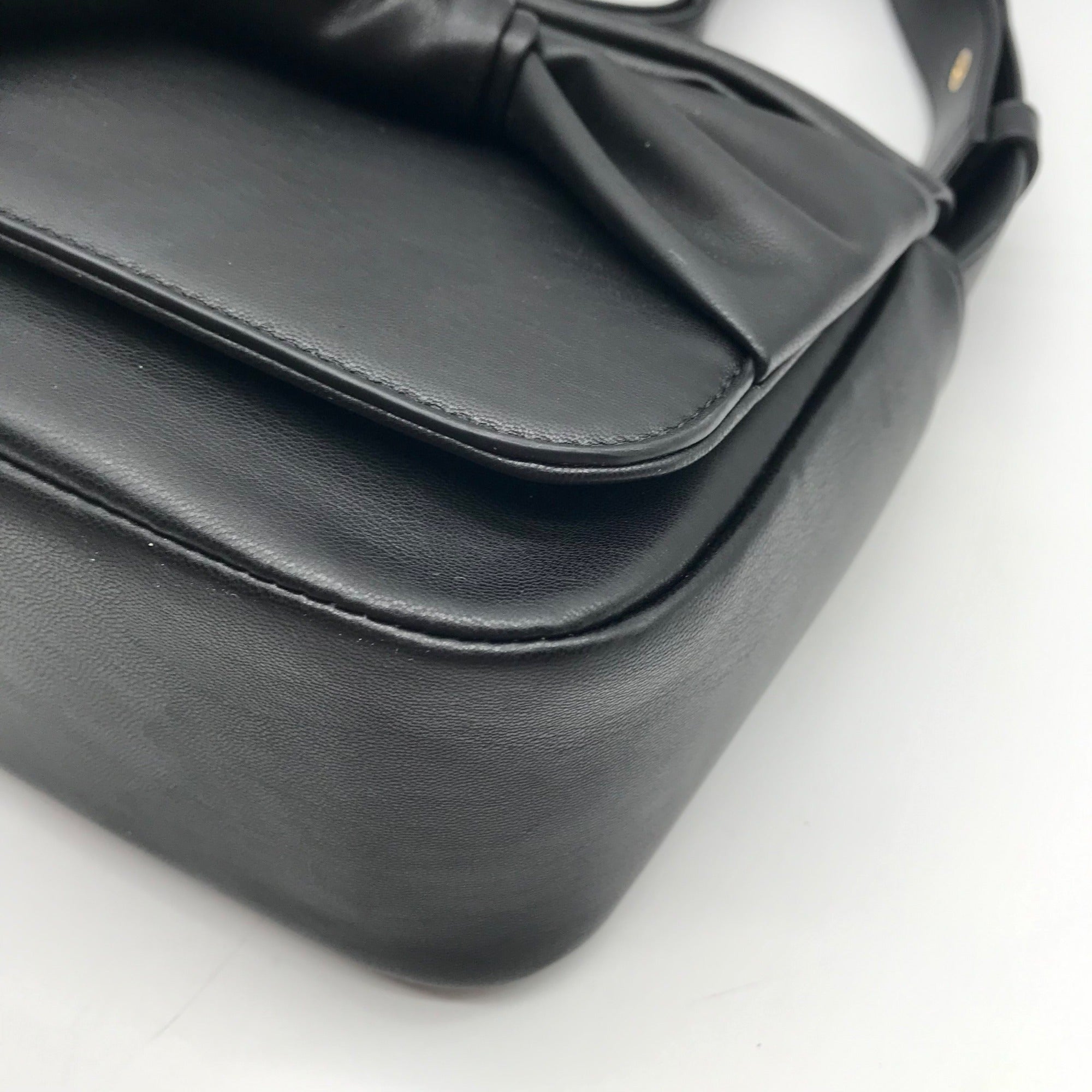 Like Dreams Black Elena Bow Shoulder Bag