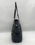 Michael Kors Black Patent Leather Tote Bag