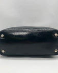 Michael Kors Black Patent Leather Tote Bag