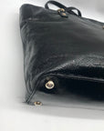 Michael Kors Black Patent Leather Tote Bag