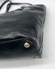 Michael Kors Black Patent Leather Tote Bag