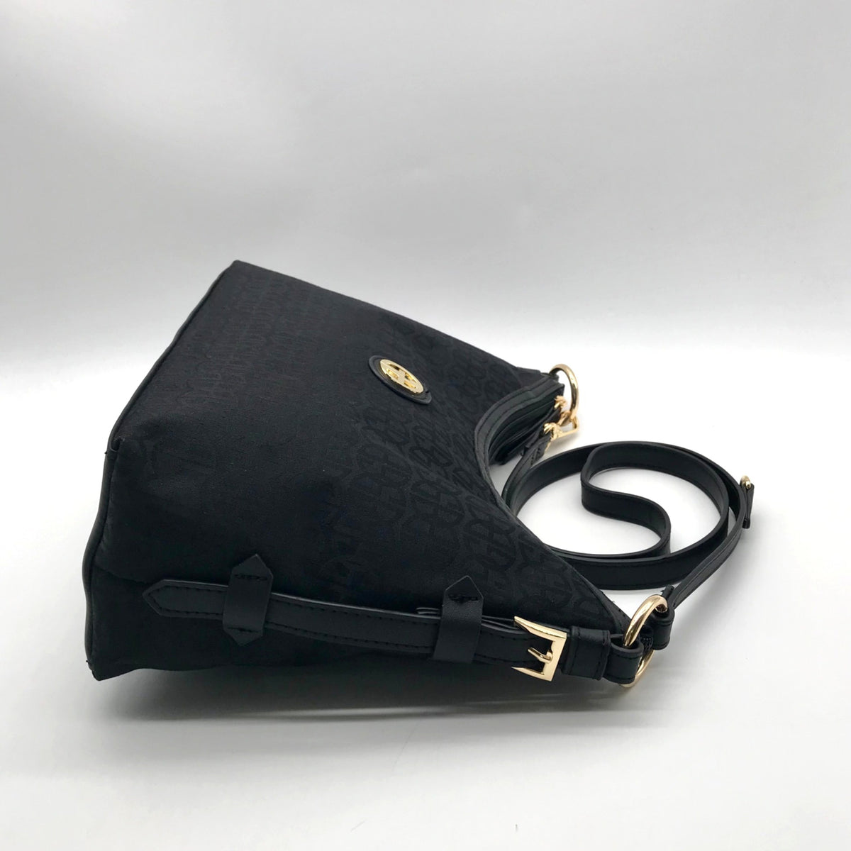 Giani Bernini Black Jacquard Shoulder Bag