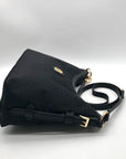 Giani Bernini Black Jacquard Shoulder Bag