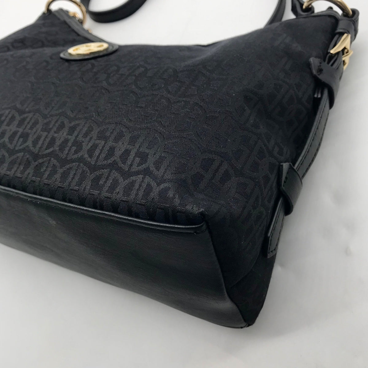 Giani Bernini Black Jacquard Shoulder Bag