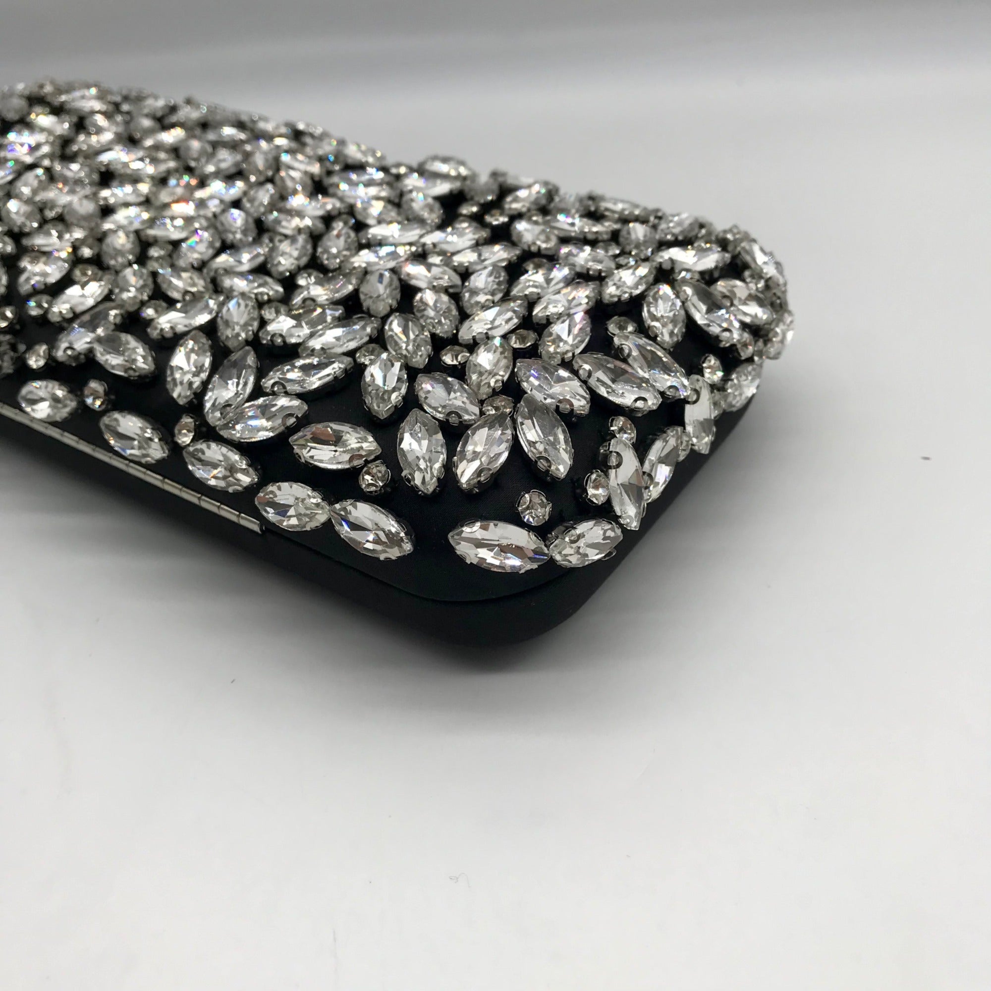 I.n.c. International Concepts Black East West Embellished Small Minaudiere Clutch