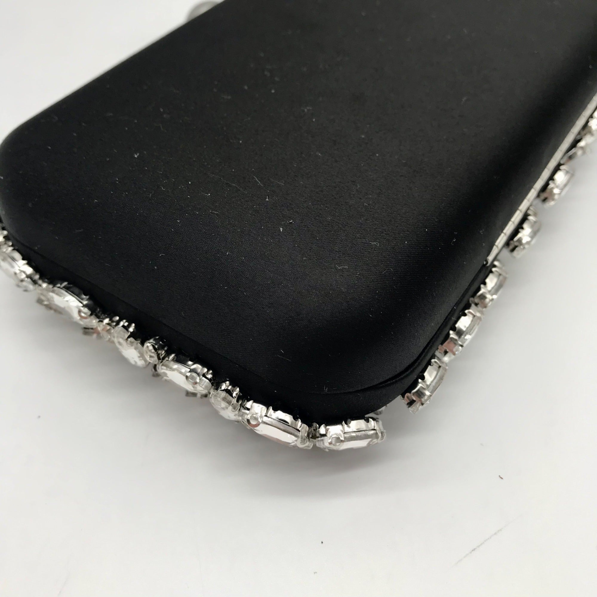 I.n.c. International Concepts Black East West Embellished Small Minaudiere Clutch