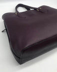 Kate Spade Burgundy Saffiano Leather Laurel Way Evangelie Satchel