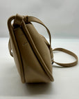 Miztique Beige Leather Crossbody Bag