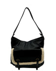 Ugg Black Pebbled Leather Shoulder Bag