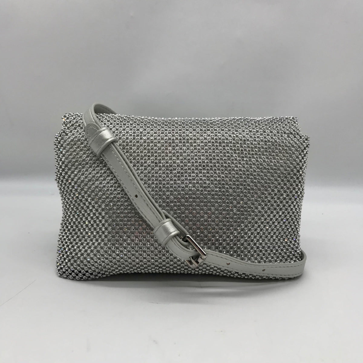 I.N.C. International Concepts Silver Rhinestone Crossbody Bag
