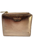 Kate Spade Cameron Street Metallic Rose Gold Bi-Fold Wallet