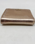 Kate Spade Cameron Street Metallic Rose Gold Bi-Fold Wallet