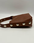 MMS Brands Brown Leather Bucket Bag