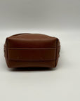 MMS Brands Brown Leather Bucket Bag