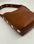 MMS Brands Brown Leather Bucket Bag