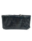 Hobo International Black Patent Leather Zip Around Clutch