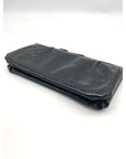 Hobo International Black Patent Leather Zip Around Clutch