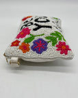 MMs Brands White Fabric Coin Purse