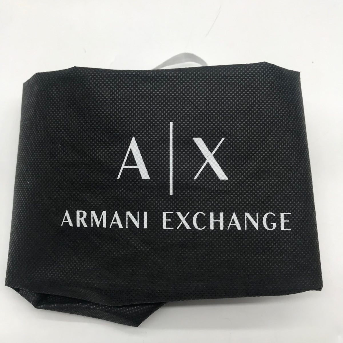 Armani Exchange White Faux Leather Susy Logo-Plaque Tote Bag