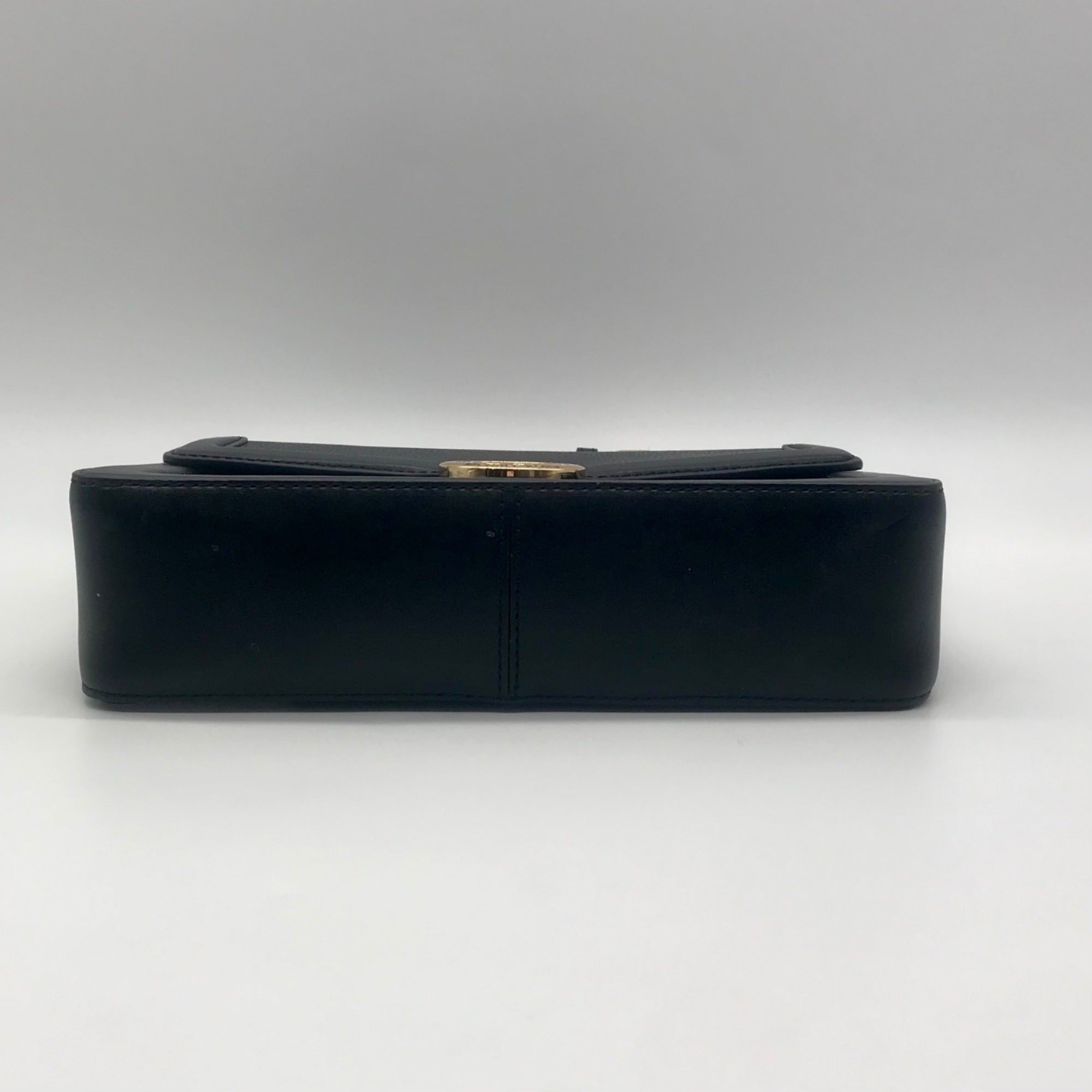 Michael Kors Black Pebbled Leather Jessie Shoulder Bag