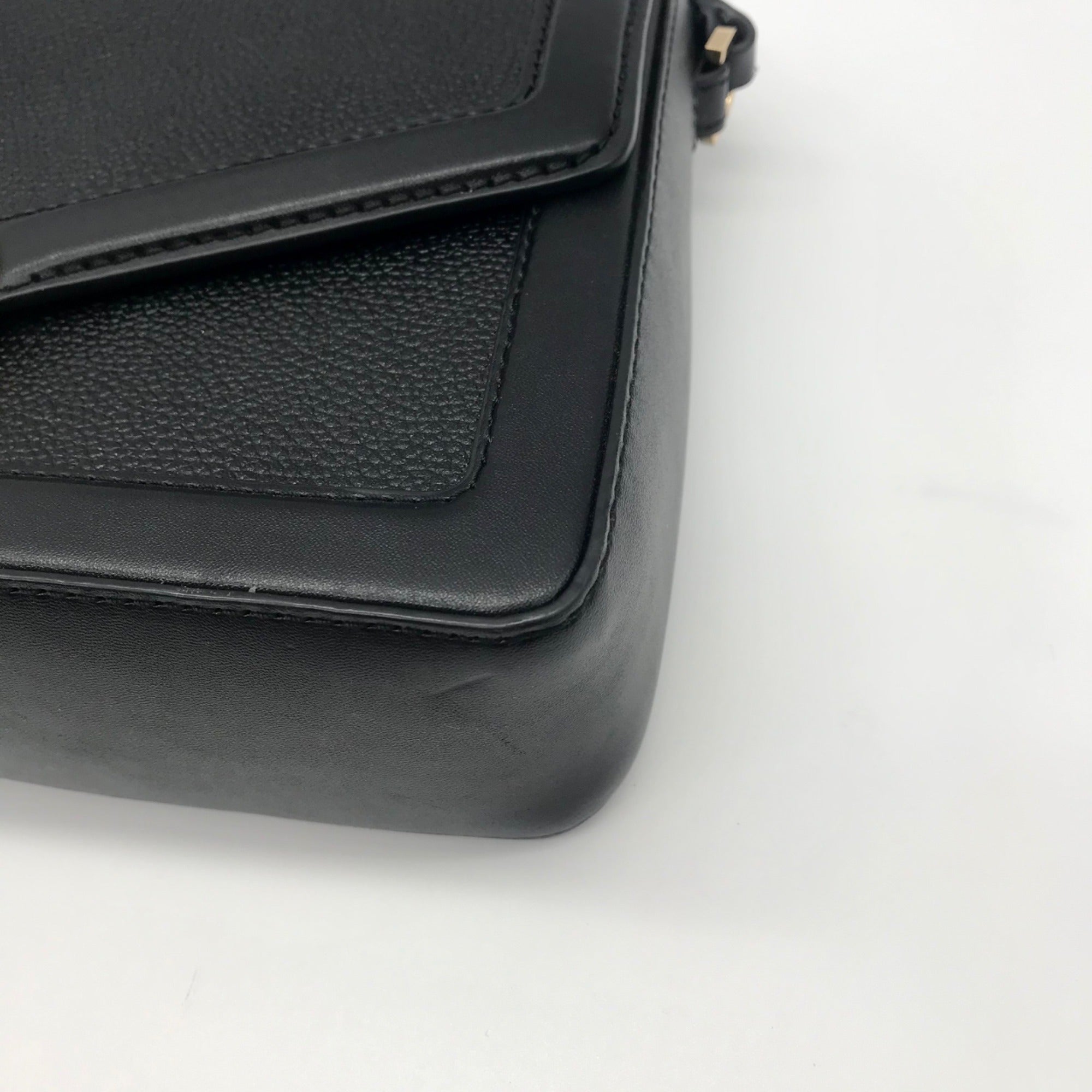 Michael Kors Black Pebbled Leather Jessie Shoulder Bag