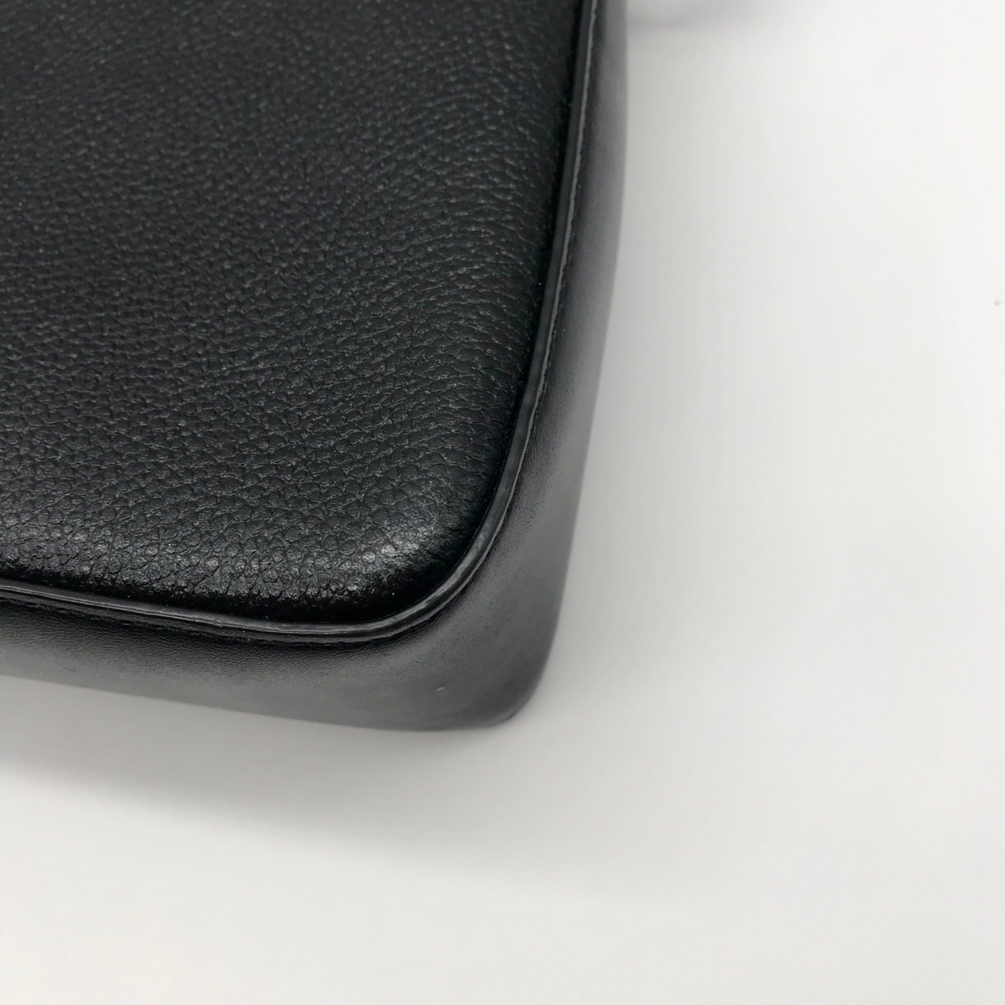 Michael Kors Black Pebbled Leather Jessie Shoulder Bag