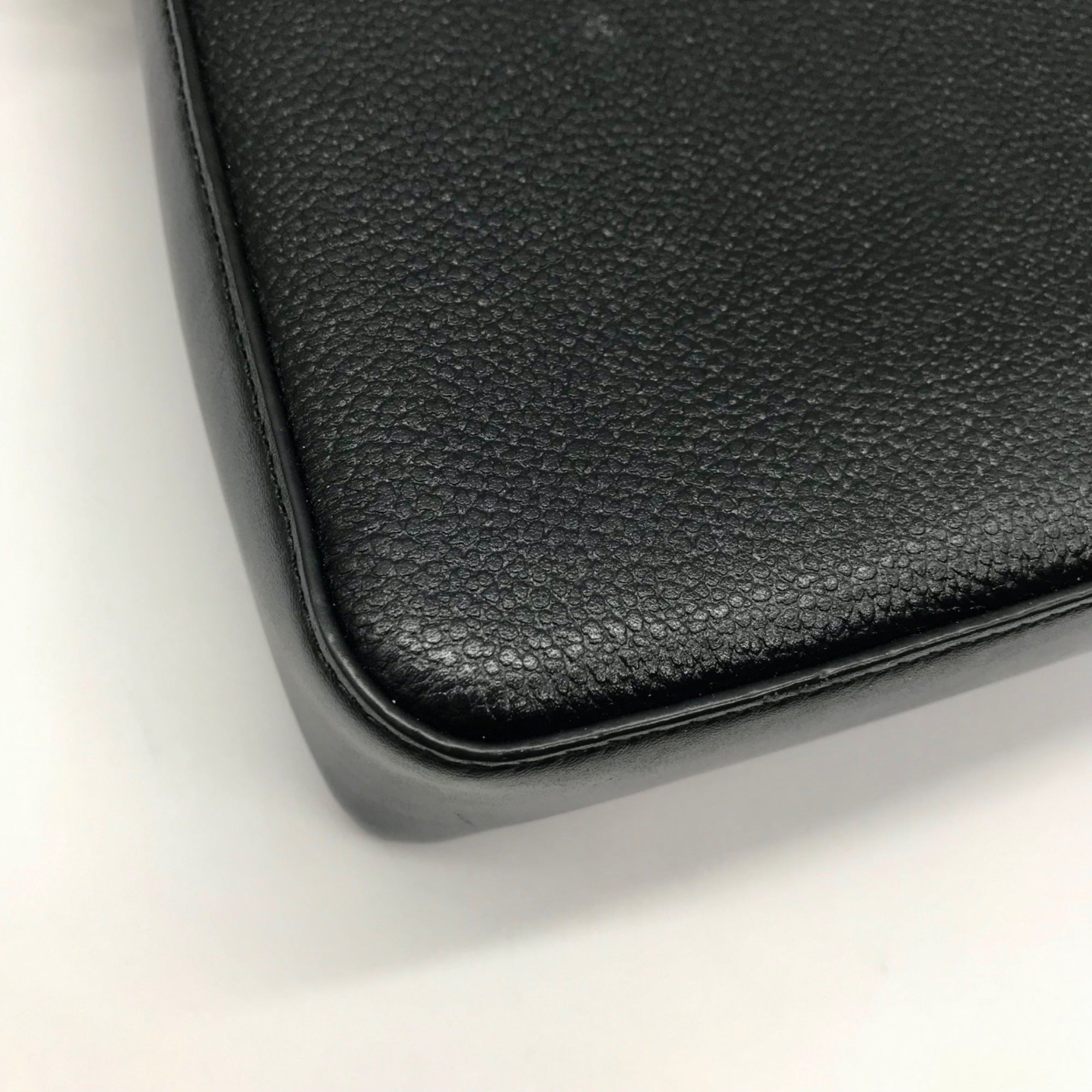 Michael Kors Black Pebbled Leather Jessie Shoulder Bag