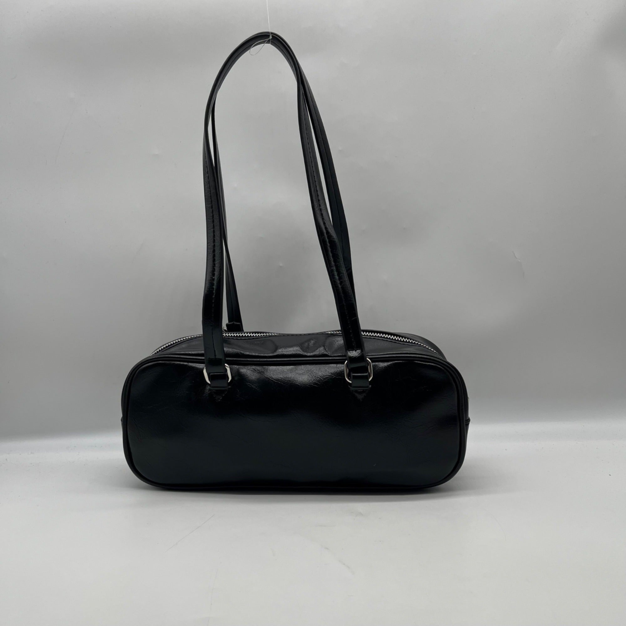 Madden Girl Black Faux Leather Shoulder Bag