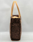 Diane Von Furstenberg Brown Fabric Travel Tote Bag