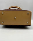 Diane Von Furstenberg Brown Fabric Travel Tote Bag