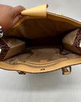 Diane Von Furstenberg Brown Fabric Travel Tote Bag