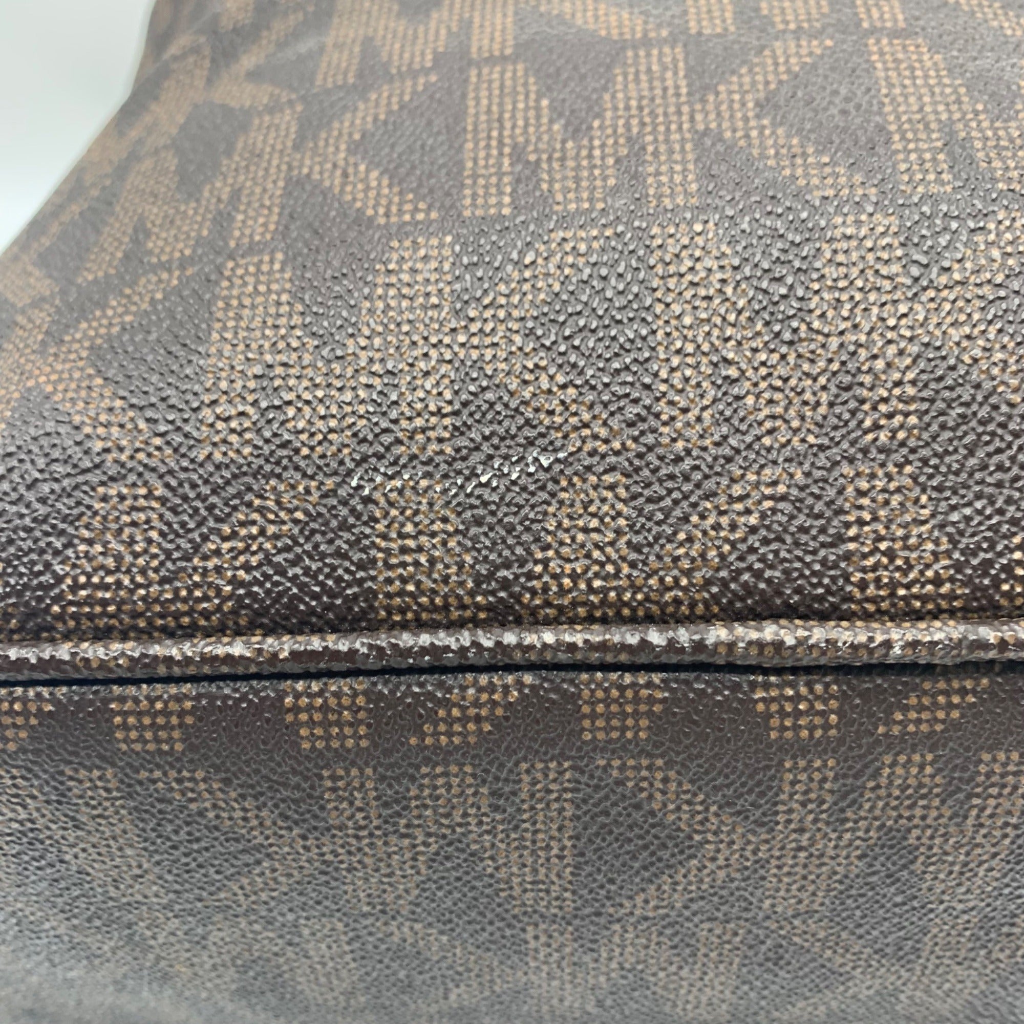 Michael Kors Dark Brown Signature Coated Canvas Jules Drawstring Shoulder Bag