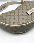 Nine West Beige Logo Milk Byron Hobo Bag
