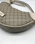 Nine West Beige Logo Milk Byron Hobo Bag