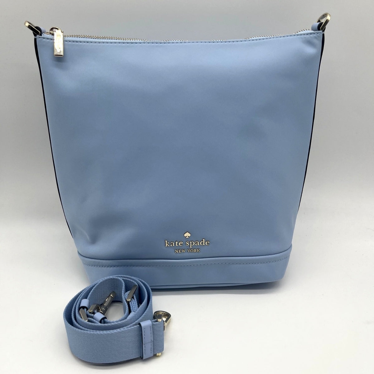 Kate Spade Light Blue Nylon Shoulder Bag