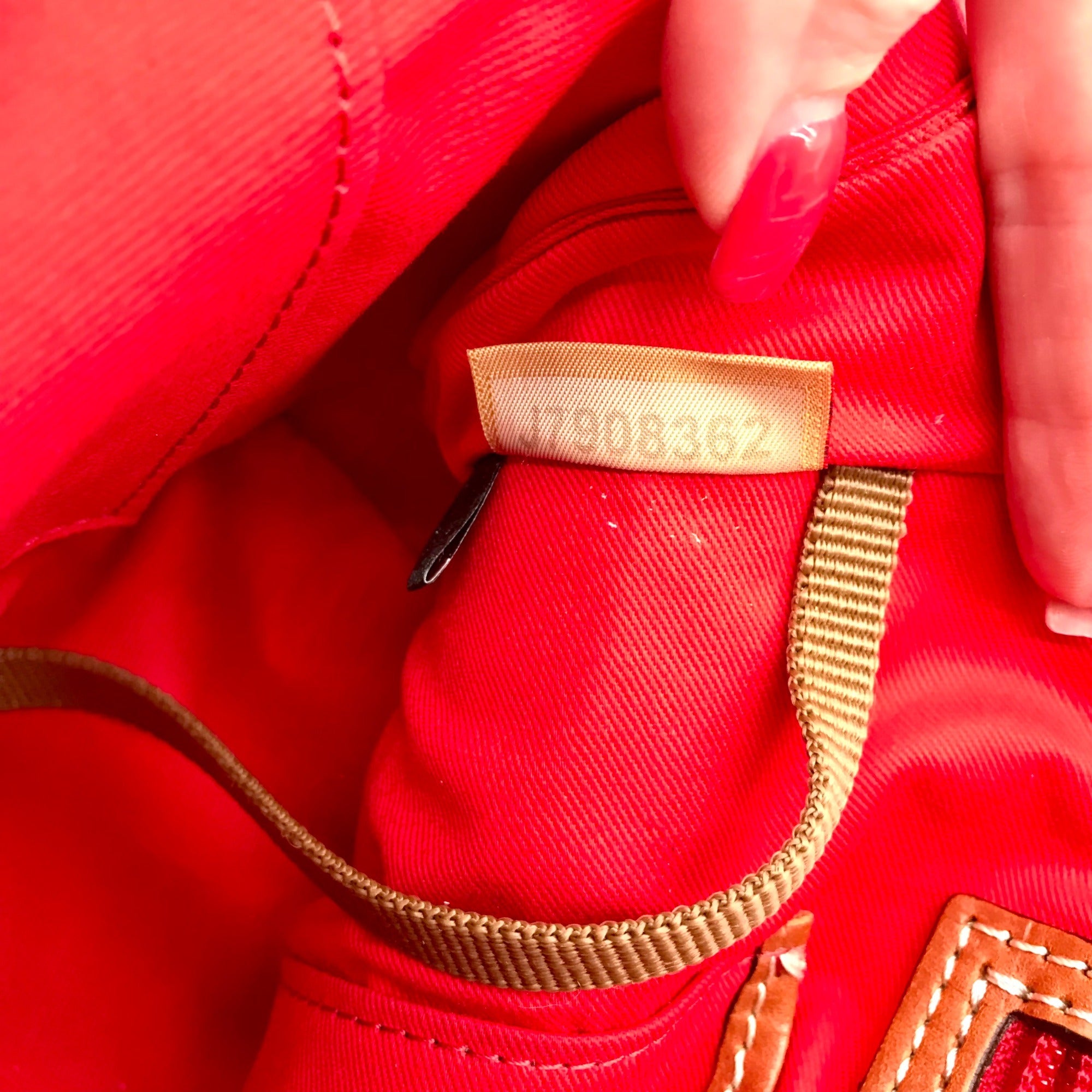 Dooney &amp; Bourke Caramel Pebbled Grain Zip Zip Satchel Bag