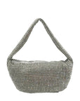 I.N.C. International Concepts Silver Small Diamond Mesh Hobo Bag