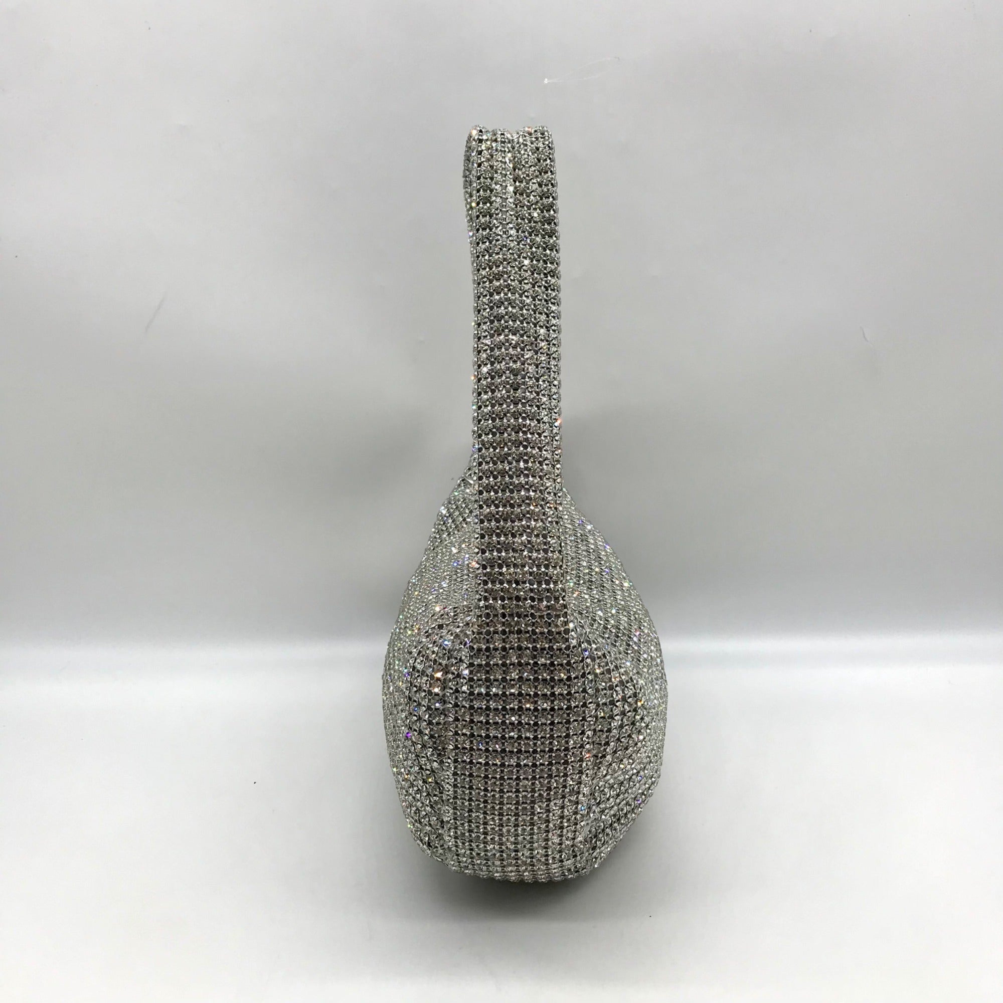I.N.C. International Concepts Silver Small Diamond Mesh Hobo Bag