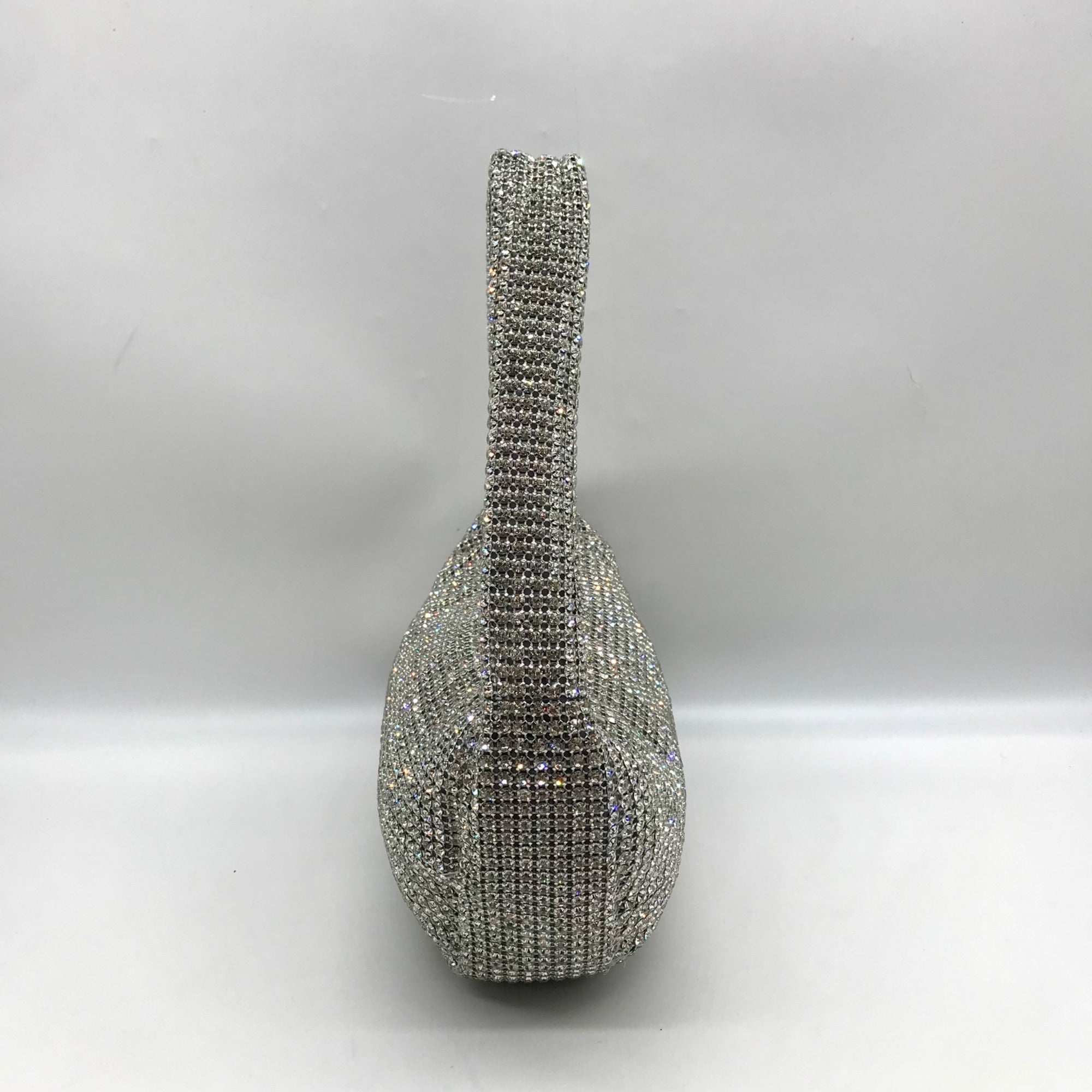 I.N.C. International Concepts Silver Small Diamond Mesh Hobo Bag
