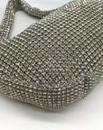 I.N.C. International Concepts Silver Small Diamond Mesh Hobo Bag