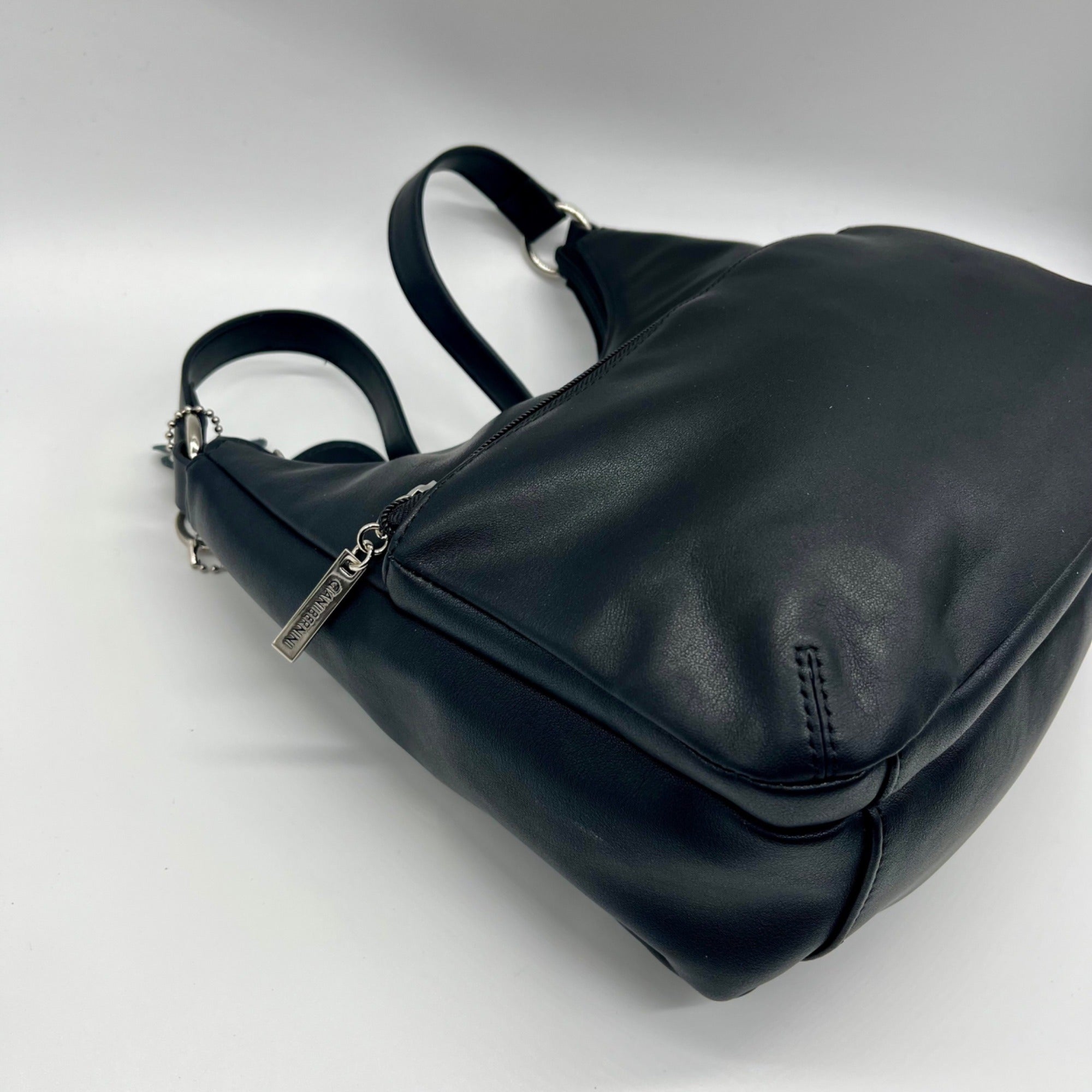 Giani Bernini Nappa Black Leather Hobo Bag