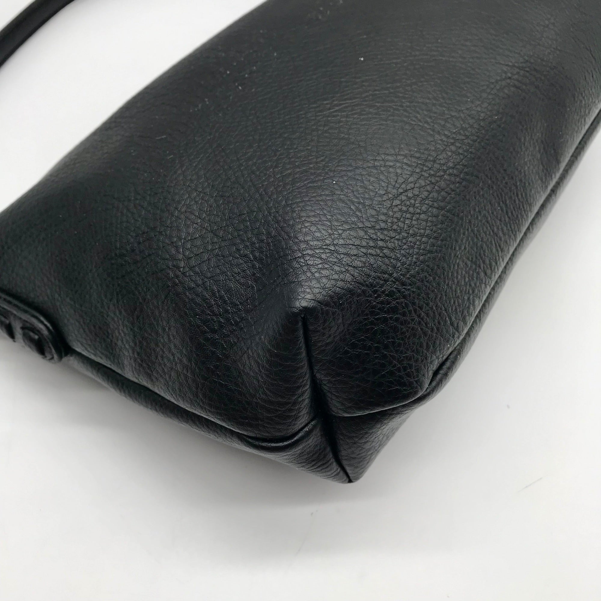 Style &amp; Co Black Faux Leather Shoulder Bag